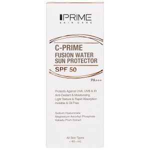 فلوئید ضدآفتاب پریم  Prime C-Prime Fusion Water SPF 50 حجم 40 میلی لیتر