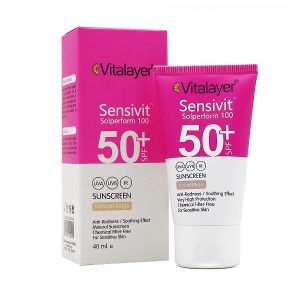 کرم ضد آفتاب SPF50 پوست حساس ویتالیر 50 میلی لیتر